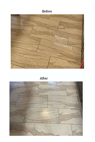 Tile Grout cleaning